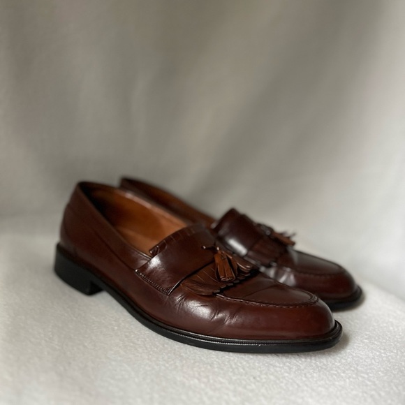 Bostonian Men’s Size 11 1/2M Brown Leather Tassel Shoes - Picture 14 of 16